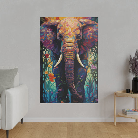 Elephant Psychedelic Jungle Queen