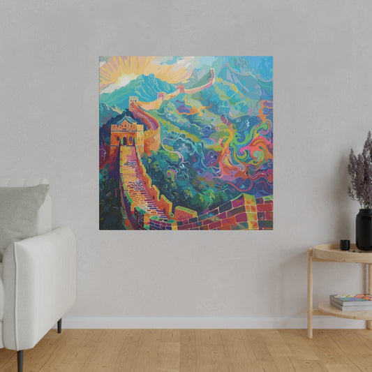 Psychedelic Great Wall Of China