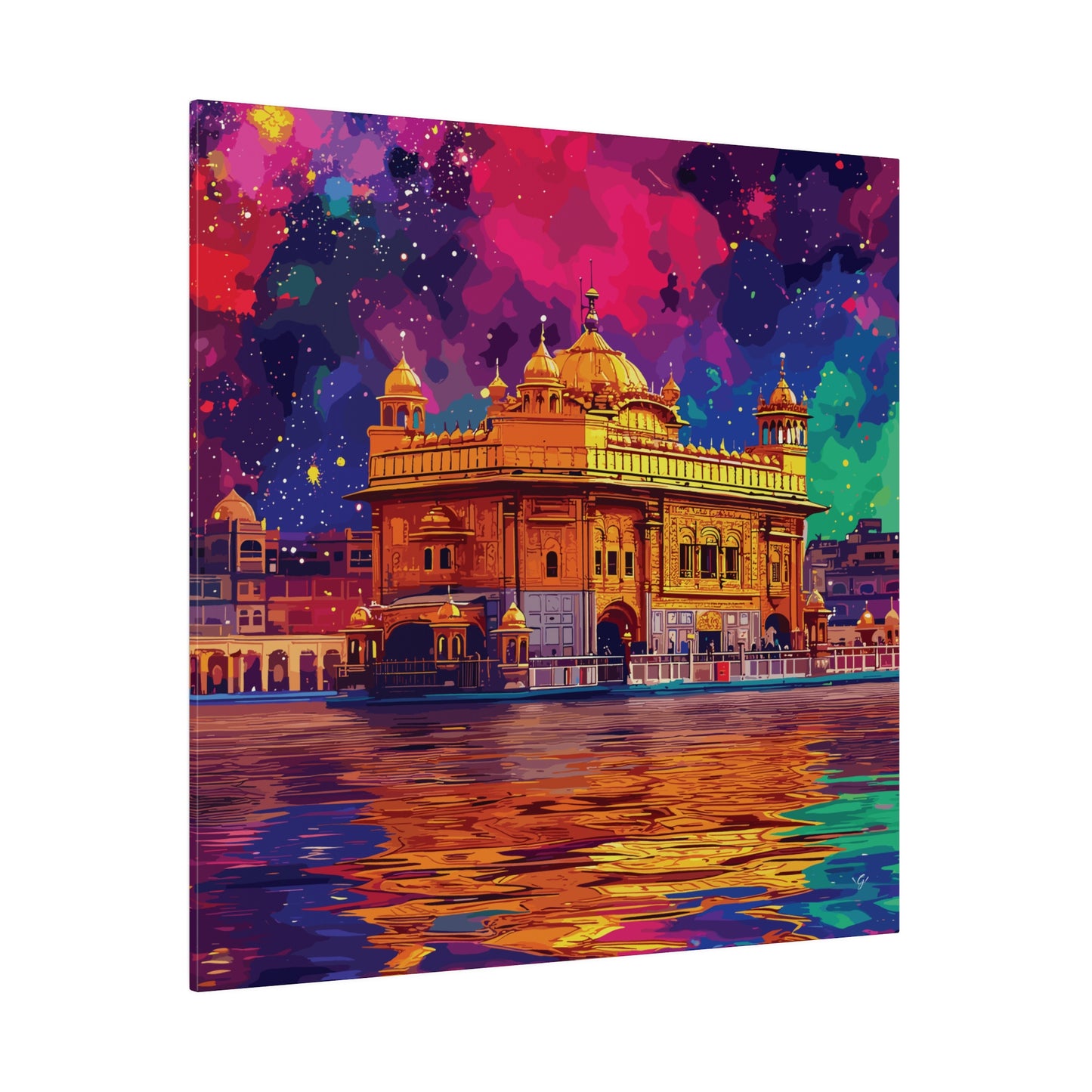 Psychedelic Golden Temple