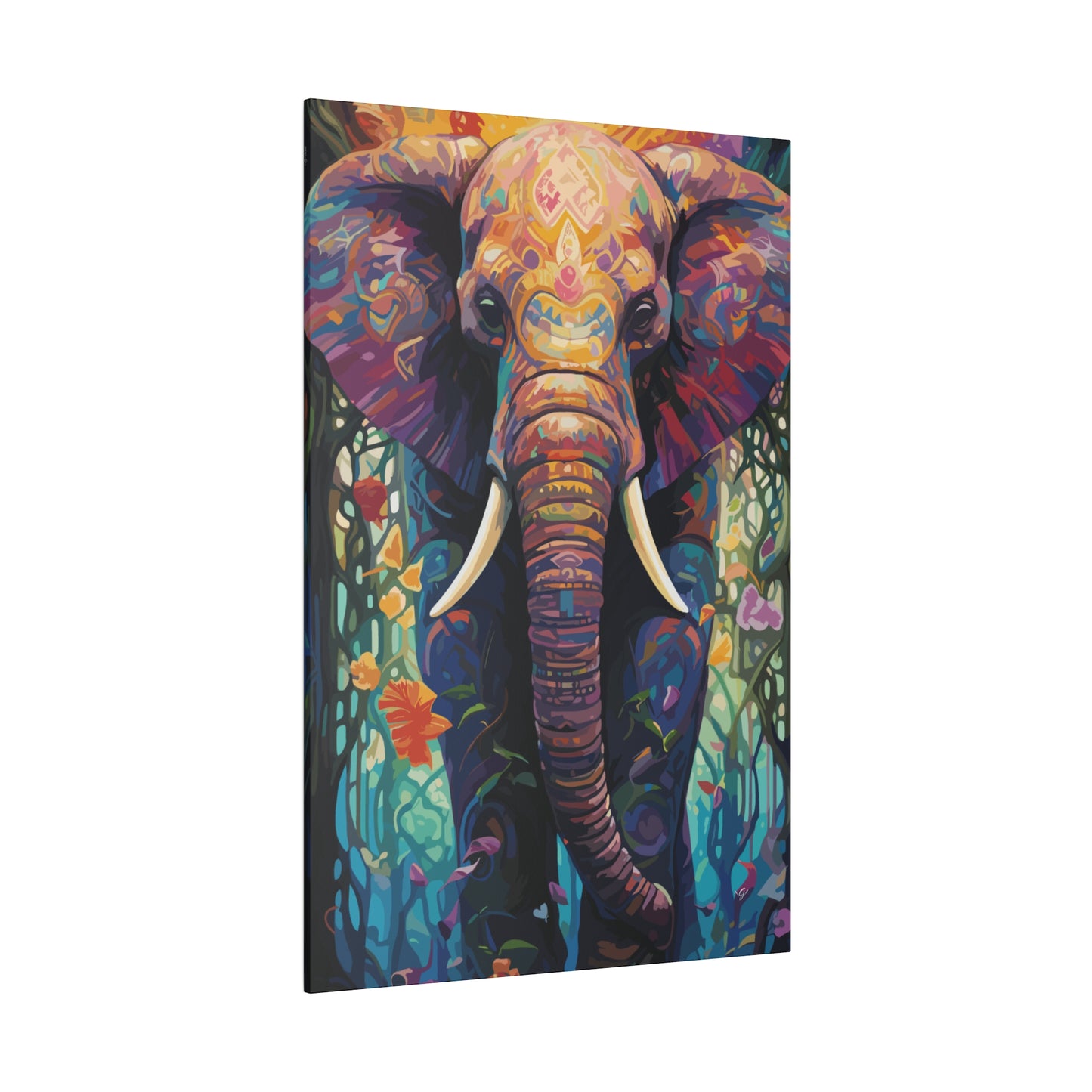 Elephant Psychedelic Jungle Queen